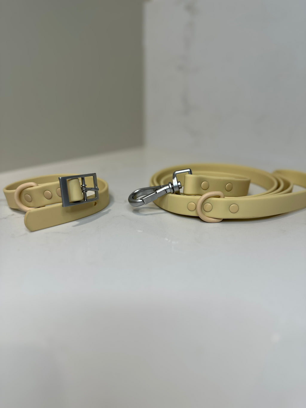 All Weather Collar (Classic Metal Buckle) - Beige