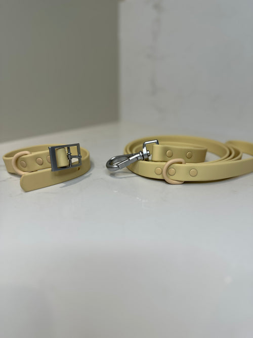 All Weather Collar (Classic Metal Buckle) - Beige