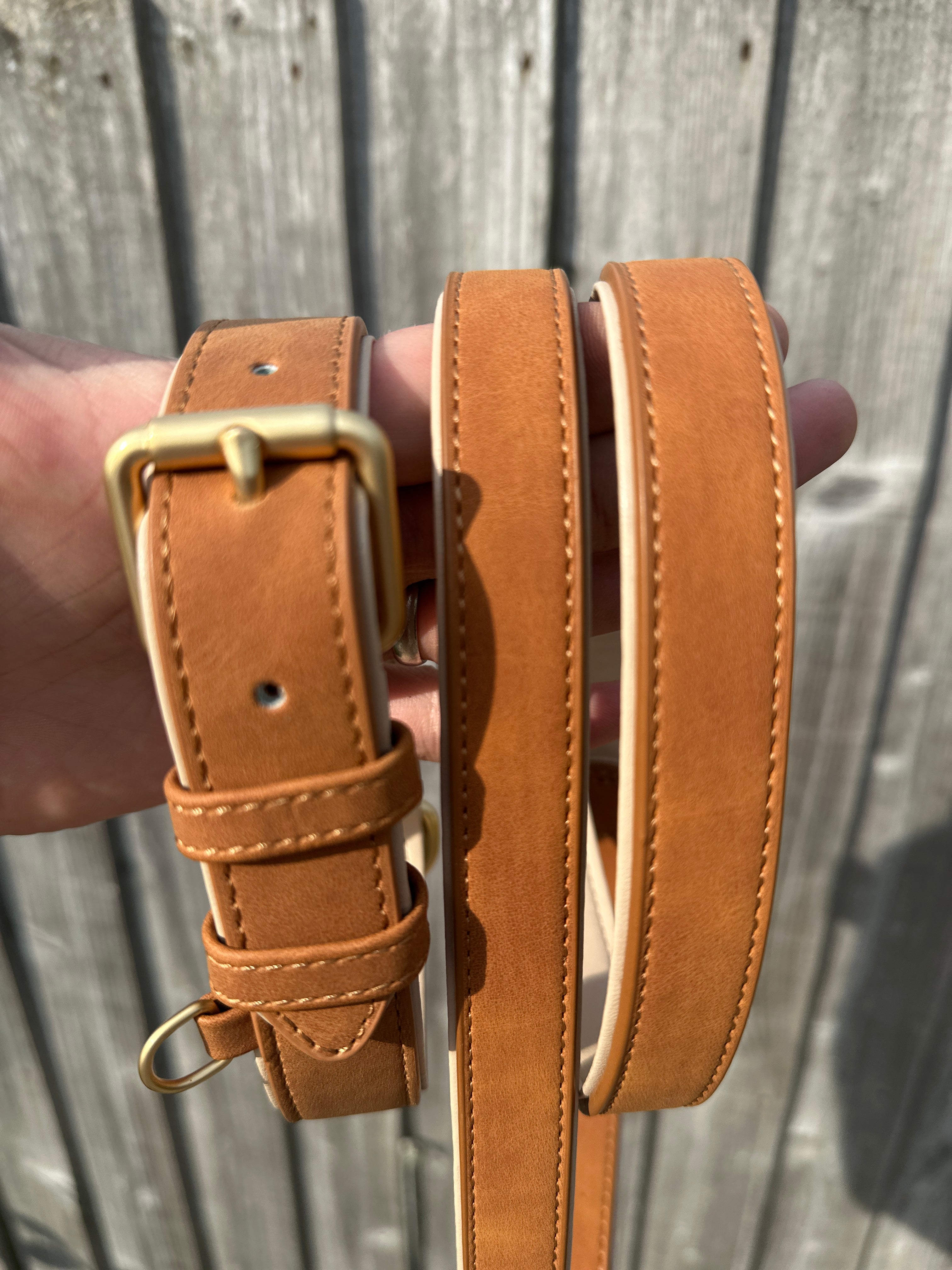 Soft Padded Collar & Lead Set - Tan