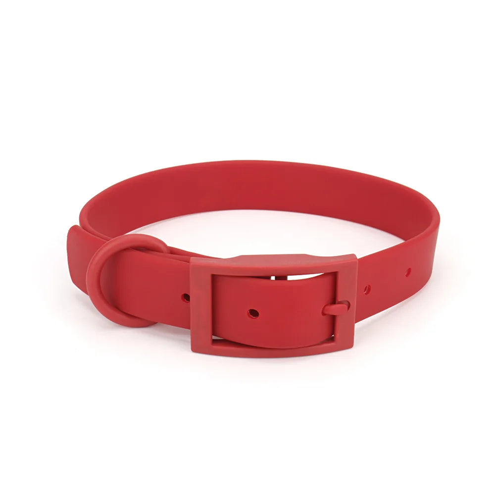 All Weather Collar (Colour Match Buckle) - Red