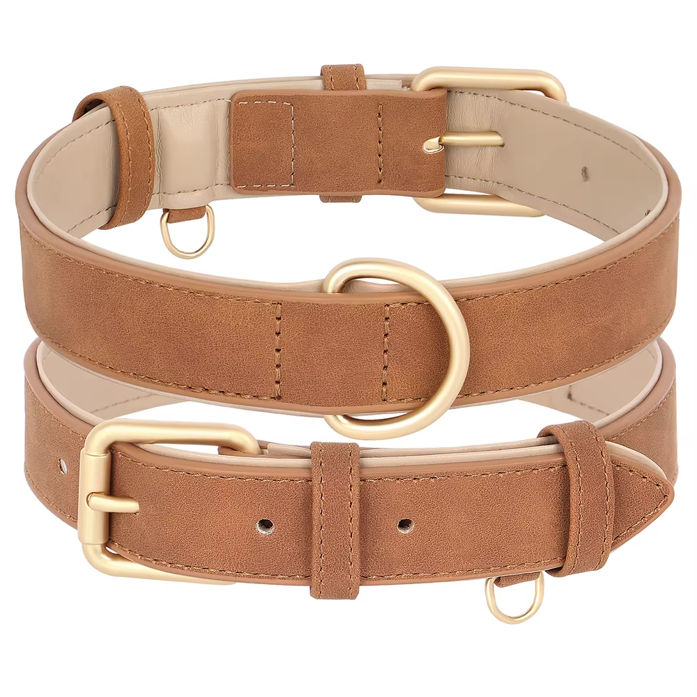 Soft Padded Collar - Tan