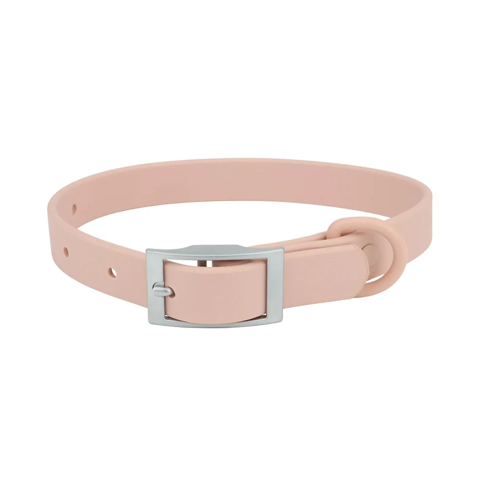 All Weather Collar (Classic Metal Buckle) - Pink