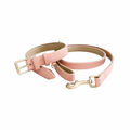 Soft Padded Collar & Lead Set - Pink